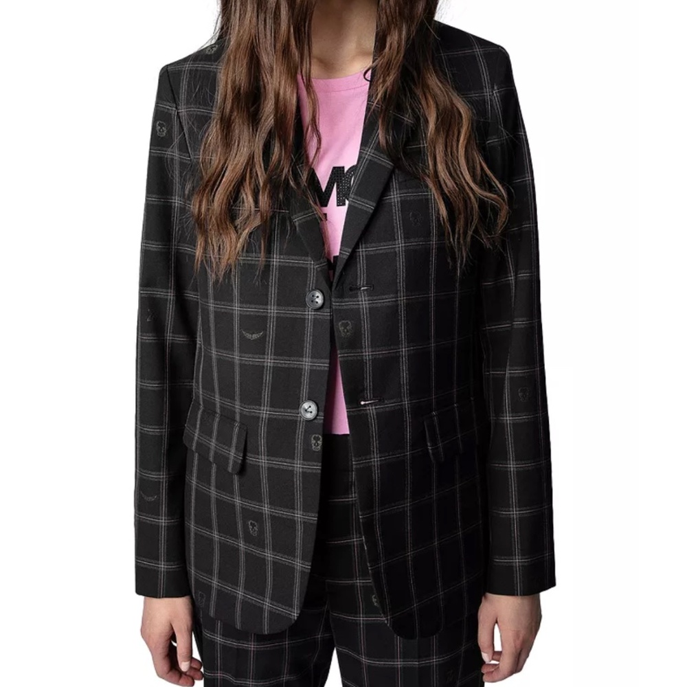 Zadig & Voltaire Vanille Monogram Blazer